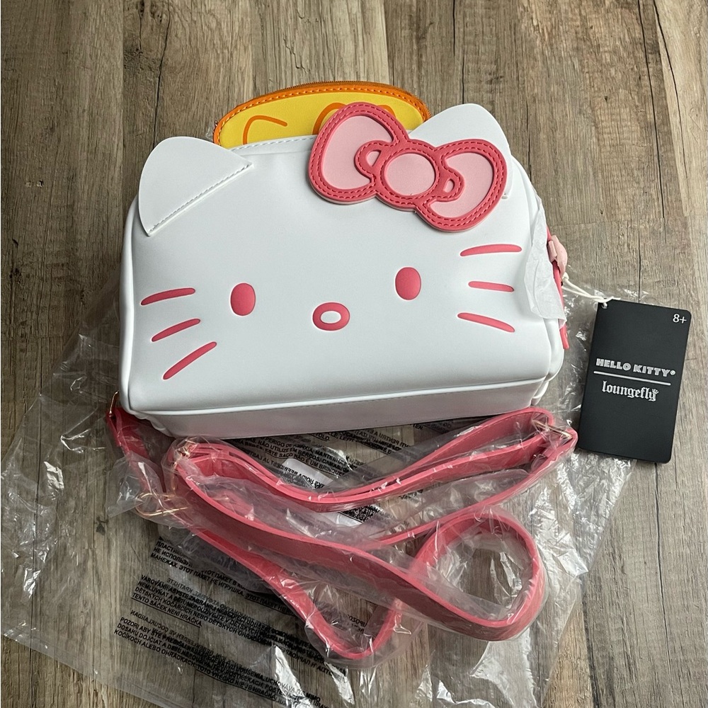Loungefly Hello Kitty White and Pink  Bag